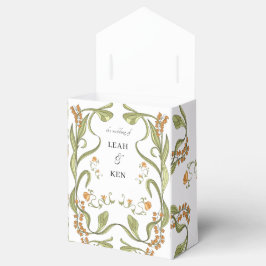 Nouveau Floral Wedding Bedankdoosjes
