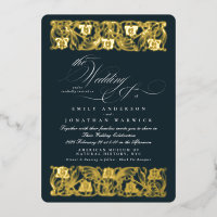 Nouveau Formele Kalligrafie Elegant Classic Goud