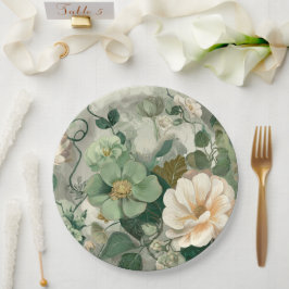 Nouveau Garden Whimsy Botanisch Papieren Bord