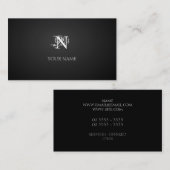 Nouveau graphite visitekaartje (Voorkant / Achterkant)