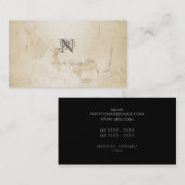 Nouveau Grunge Golden Visitekaartje (Voorkant / Achterkant)