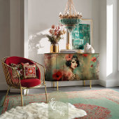 Nouveau Impressies Patronen & Bloemen Patina Tissuepapier