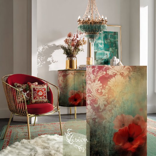 Nouveau Impressies Patronen & Bloemen Patina Tissuepapier