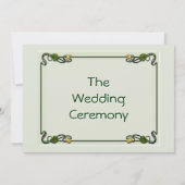 Nouveau Lelies (huwelijksuitnodiging) Kaart (Achterkant)