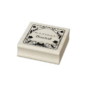  Nouveau Lijst Boekplaat Ex Libris Boekachtig Rubberstempel (Stempel)