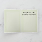 Nouveau Lily (moederdag Kaart) Kaart (Binnen)