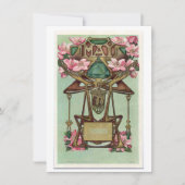 Nouveau May Gemini zodiac verjaardag Uitnodiging (Voorkant)