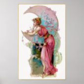 Nouveau Moon Poster (Voorkant)