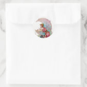 Nouveau Moon Ronde Sticker (Tas)