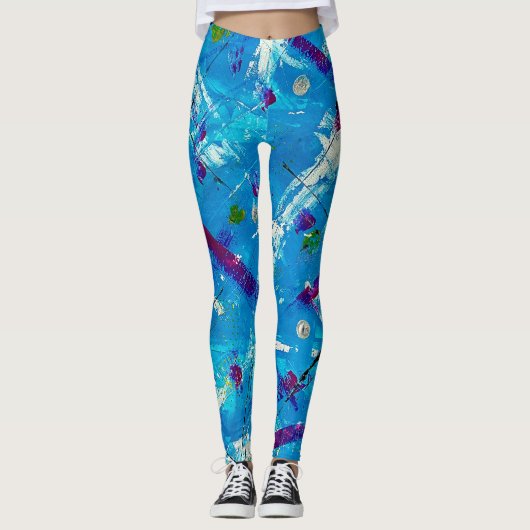 Nouveau Moon-Stract Leggings (Voorkant)