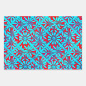 Nouveau Paisley Daisy Sampler Inpakpapier Vel (Voorkant 3)