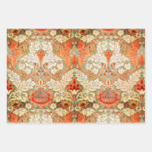 Nouveau Paisley Daisy Sampler Inpakpapier Vel (Voorkant)