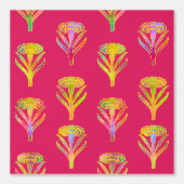 Nouveau Riche Bloeit Magenta Behang (Voorkant)
