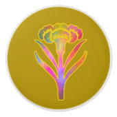 Nouveau Riche Blooms Moss Keramische Knop (Voorkant)