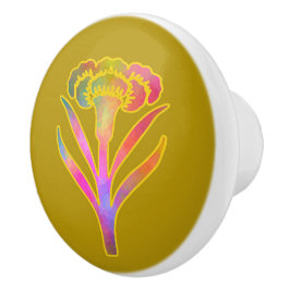 Nouveau Riche Blooms Moss Keramische Knop