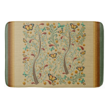 Nouveau vlinders en Oranje bomen