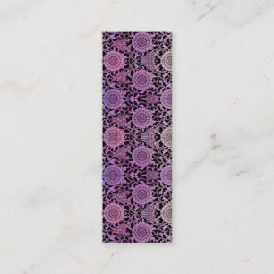 NOUVEAU VLINDERS - Fuchsiakleurig Vlucht Mini Visitekaartje