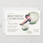  Nouveau Vrouw Grappig Verjaardagsfeest Kaart (Voorkant)