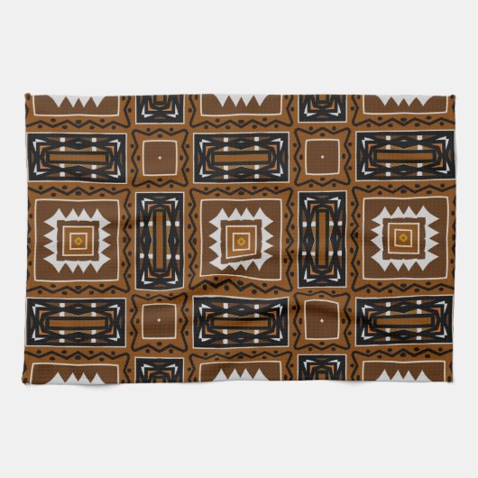 Nouveaux Uhuru etnisch Pattern Kitchen Towel Theedoek (Horizontaal)