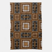 Nouveaux Uhuru etnisch Pattern Kitchen Towel Theedoek (Verticaal)