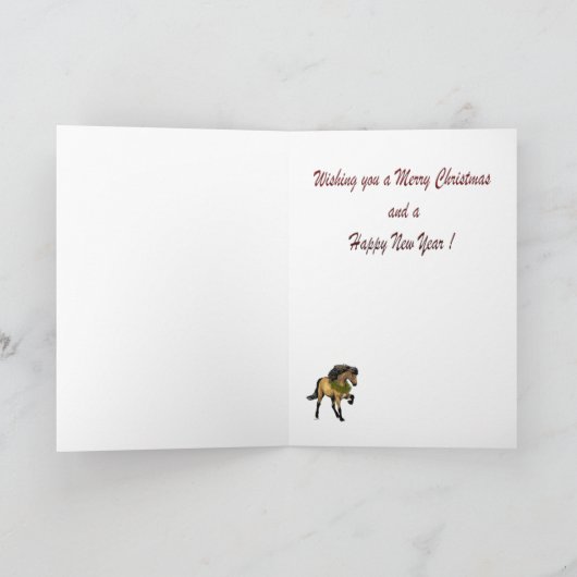 Nouvelle Kerstmis Kaart (Binnen)