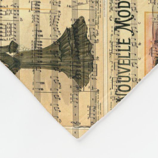 Nouvelle Mode Woman Fleece Deken (Hoek)