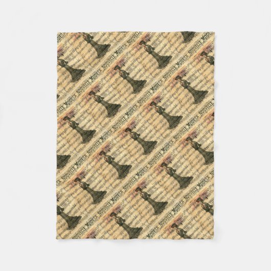 Nouvelle Mode Woman Fleece Deken (Voorkant)