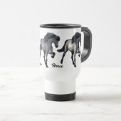 Nouvelle Vogue IJslandse paarden Reisbeker (Voorkant rechts)