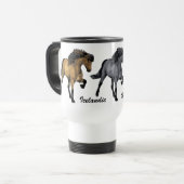 Nouvelle Vogue IJslandse paarden Reisbeker (Voorkant links)