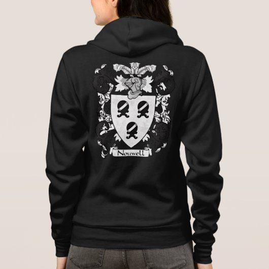 Nouwell wapenschild Vrouwen Hoodie (Achterkant)
