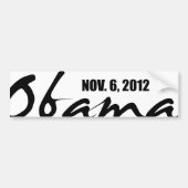 NOV. 6 2012 BUMPERSTICKER (Voorkant)