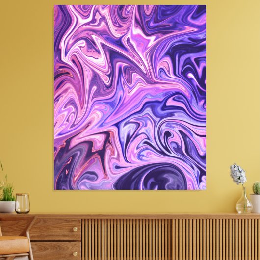 Nova Abstract schilderen | Beste Abstracte kunst Canvas Afdruk (Insitu (Woonkamer))