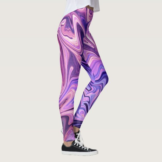 Nova Abstract schilderen | Beste Abstracte kunst Leggings (Rechts)