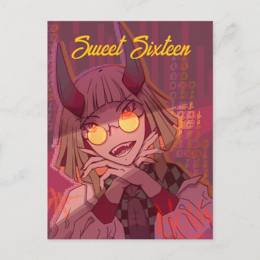 Nova Anime Briefkaart (Voorkant)