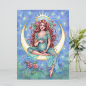 Nova Art Kaart Nieuwe Baby Moon Moeder (Staand voorkant)