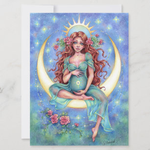 Nova Art Kaart Nieuwe Baby Moon Moeder