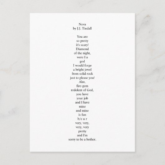 Nova-Briefkaart Briefkaart (Voorkant)