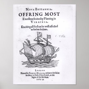 Nova Britannia. Het aanbieden van de meeste Uitste Poster