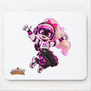Nova Cute Roze AI Robot Gaming Muismat