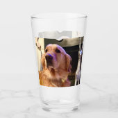 Nova De Gouden Retriever - Glazen Tumbler / Shaker (Voorkant)