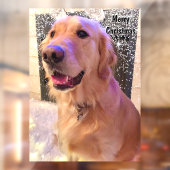 Nova De Gouden Retriever Hond Kerstsneeuw Raamsticker (Vel 2)