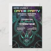 Nova Dragon Glow Feest Uitnodigingen (Voorkant)