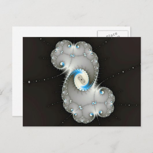 Nova - Fractal Briefkaart (Voorkant / Achterkant)