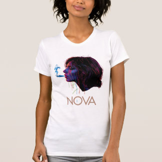 Nova Glow Geschilderde Stilte T-shirt