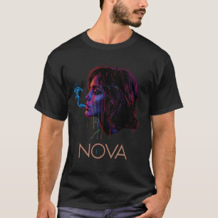Nova Glow Geschilderde Stilte T-shirt