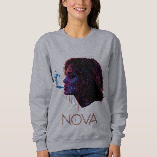 Nova Glow Geschilderde Stilte Trui (Voorkant)