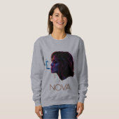 Nova Glow Geschilderde Stilte Trui (Voorkant volledig)