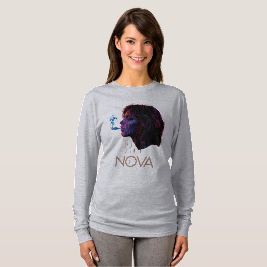 Nova Glow Painted Silence T-shirt (Voorkant volledig)