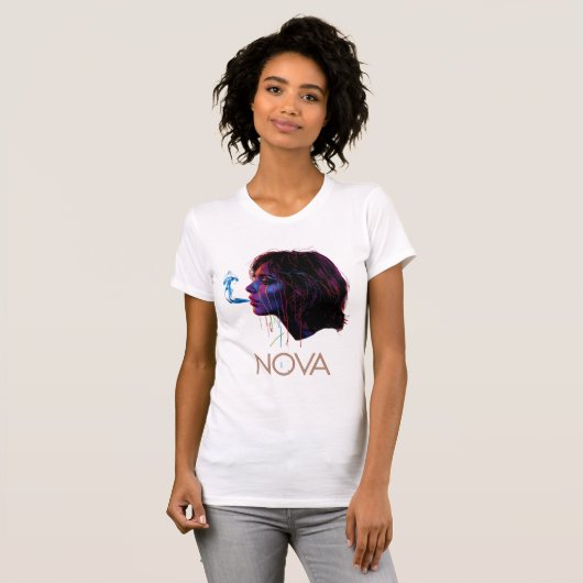 Nova Glow Painted Silence T-shirt (Voorkant volledig)