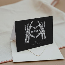 NOVA Halloween Gothic Skull Heart Hands Hartelijk 